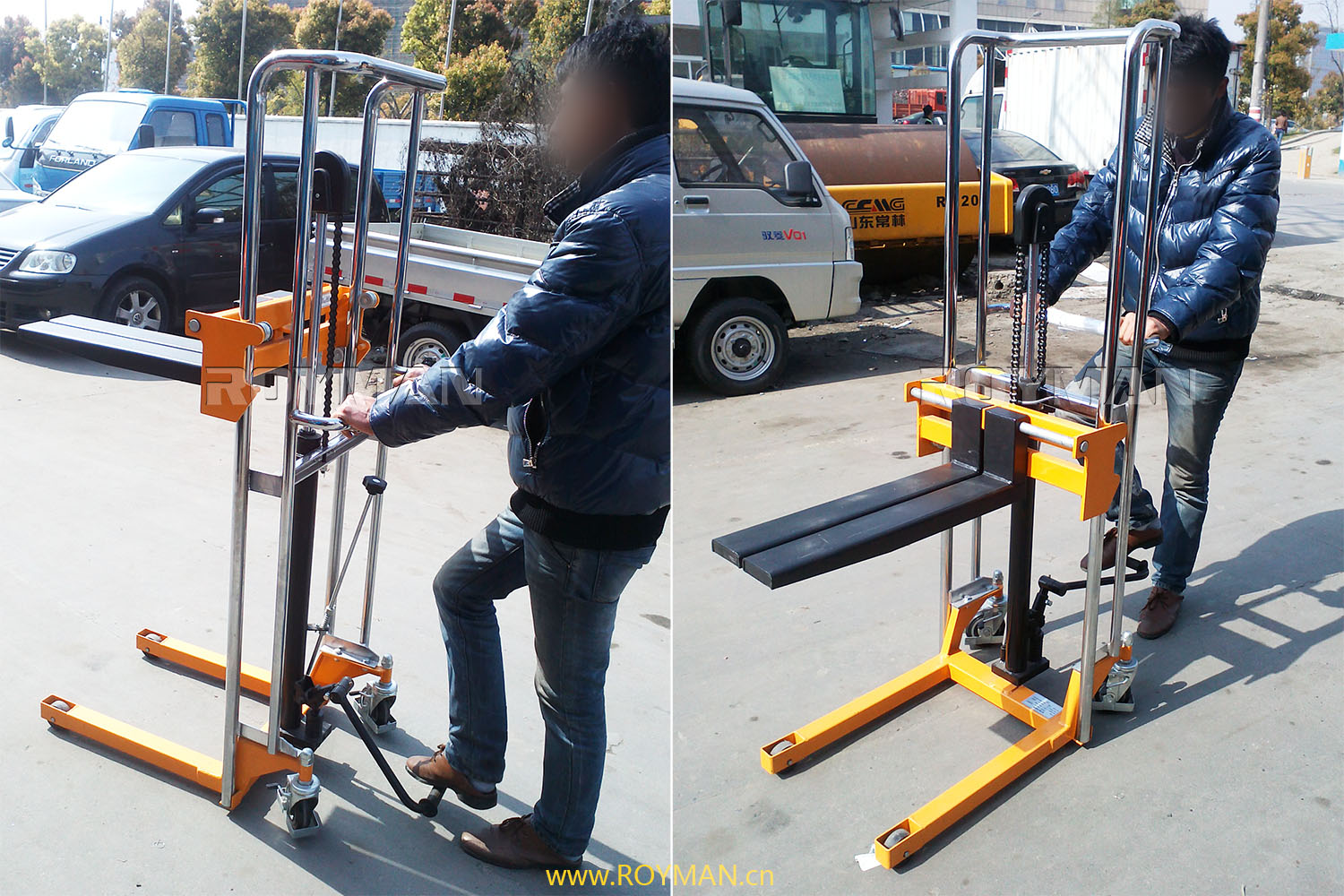 轻型手动液压堆高车